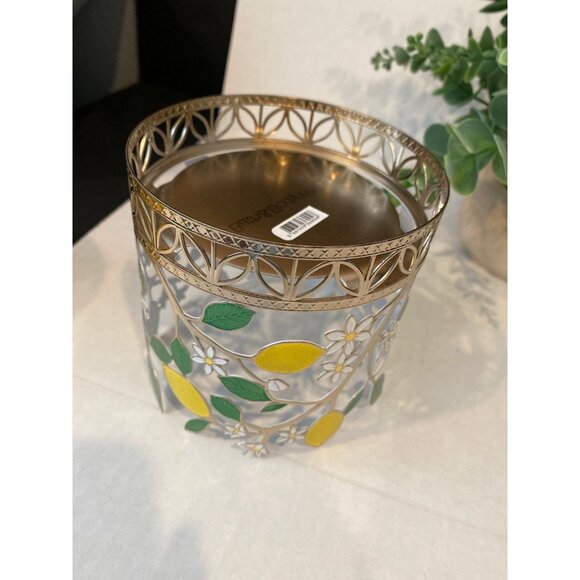 Bath & Body Works Spring Lemons 3 Wick Candle Holder - Picture 5 of 6